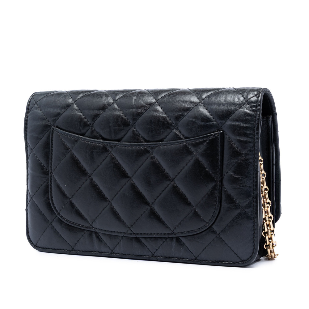 Pre-Loved Chanel Quilted Aged Calfskin Reissue 2.55 Wallet on Chain - Picture 2 of 7
